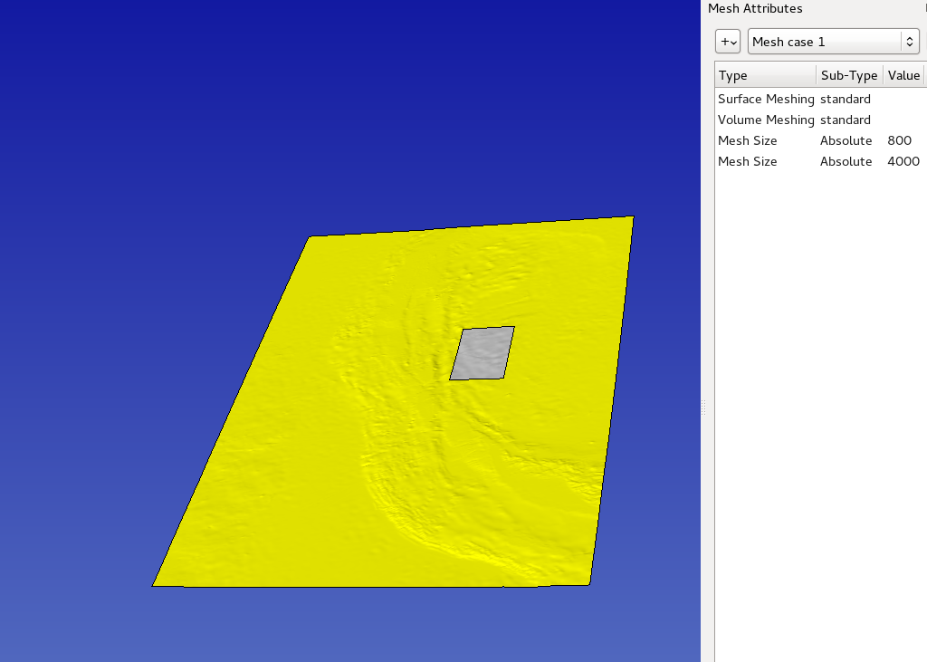 topography in SimModeler