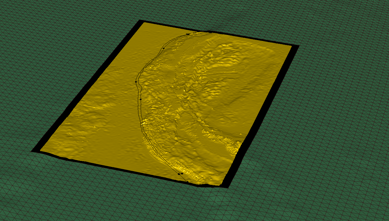 coarse and fine topography